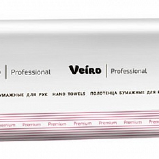 Полотенца для рук Z-сложение
 (растворимые в воде) Veiro
 Professional Premium