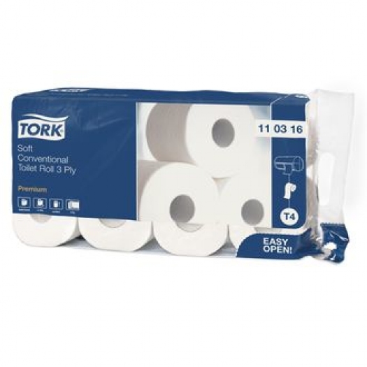 Tork туалетная бумага в стандартных рулонах ультрамягкая