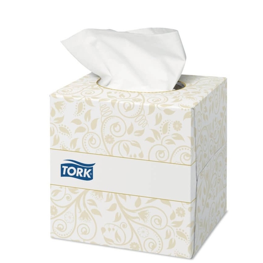 Tork салфетки для лица в кубе ультрамягкие