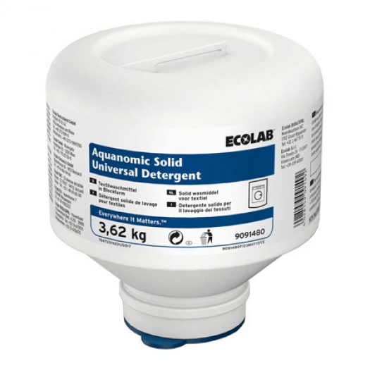 AQUANOMIC SOLID UNIVERSAL DETERGENT. 3.62 KG. 2 PKD AQUANOMIC SOLID UNIVERSAL DETERGENT. 3.62 KG. 2 PKD