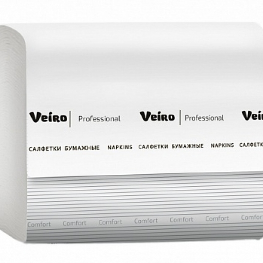 Салфетки бумажные V-сложение Veiro Professional
 Comfort